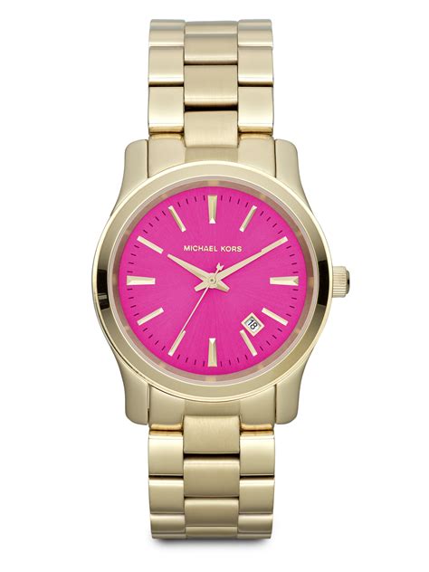 pink michael kors watch|mk 58961 watch.